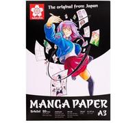 Bloc encolado bristol para comic y manga 250 grms m2 20 hojas 29,7 x 4