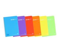 Bloc Enri Plus Tapa Pp 4º 80H Cuadric.5X5 90G Surtido (6 Col.) (Set de 5)