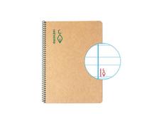 Bloc Escolofi Green Tapa Dura A5 50H Montessori 3,5 80G Reciclado Con Margen Verde (Set de 5)