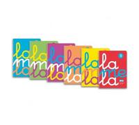 Lamela Cuaderno Fº Plastic Pack 5 Unidades- C 3mm- 80 hojas - 90 grs -rojo