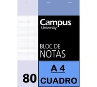Bloc marca CAMPUS modelo BLOC NOTAS CAMPUS A4 80H 60G PERF CN4
