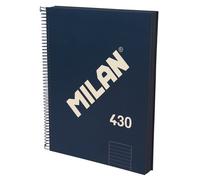 Bloc Milan 430 Since 1918 Tapa Extra A4 120H Horizontal 95G Azul (Set de 3)
