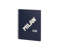 Bloc Milan 430 Since 1918 Tapa Extra A4 80H Liso 95G Azul (Set de 3)