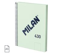 Bloc Milan 430 Since 1918 Tapa Extra A5 80H Liso 95G Verde (Set de 3)