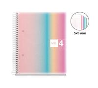 Bloc Miquelrius Aurora Notebook 4 Micro.Tapa Pp A5 120H 70Gr Cuadric.5X5 West Bay