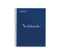 Bloc Miquelrius Emotions Notebook 5 Micro.Tapa Extra A5 120H 90G Cuadric.5X5 Marino (Set de 5)
