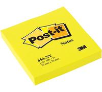 Bloc notas post-it 76X76 neon amarillo