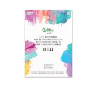 Bloc papel multitecnica liderpapel din a3 para acrilico oleo y gouache 20 hojas gramaje 260g m2 - MU06