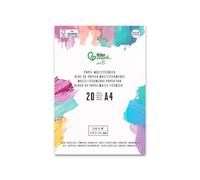 Bloc papel multitecnica liderpapel para acrilico oleo y gouache 20 hojas gramaje 260g/m2. (A4 (210 x 297 mm))