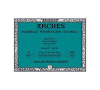 Bloc para acuarelas de Arches, madera, color blanco, madera, weiß, 31 x 23cm - 10 Blatt