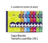 Bloc tamaño A5 40 hojas con de cuadrovia 3mm 4mm 5mm Cuaderno tamaño A5 Se envia en color aleatorio segun disponibilidad
