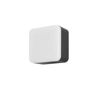 Block - aplique de pared exterior led luz neutra 4000k moderno para terraza y jardín de aluminio gris antracita
