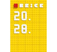 BLOCK NOTE BRICK: The 20x28 Noteblock (Yellow) - Heavy Duty Building Block Themed Journal, 800 Pages