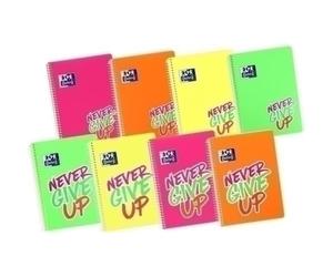 BLOCK OXF.NEON PP Fº 80h CD.4 SURTIDO - Pack de 24 unidades