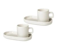 blomus 2 Tazas espresso y platillos Pilar Moonbeam