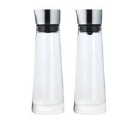 blomus Azucarero y lechera Macchiato Vidrio-acero inoxidable
