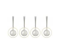 blomus Bolas de Navidad KITAI 8.5 cm 4 unidades Smoke