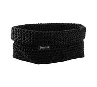 blomus Cesta textil TelaL 12x20 cm negro