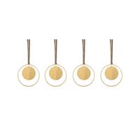 blomus Colgante de navidad KITAI 8.5 cm 4 unidades Circle