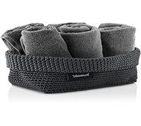 blomus Cesta textil TelaL 12x20 cm Anthracite