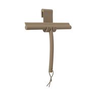 blomus escobilla de Ducha -VIPO- Escobilla de Ducha con Soporte 24 cm de Ancho Escobilla de Silicona para Ducha, baño Escobilla de Ventana (Tan)