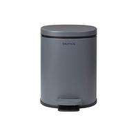 Blomus -PARA 69210 - Cubo de Pedal de Acero con Recubrimiento en Polvo, imán, Capacidad de 5 litros, Sistema de Cierre Inteligente, Cubo extraíble, Accesorio de baño Exclusivo (Altura x Anchura x