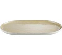 Blomus, plato de servir Sablo, plato de servicio, gres, diseño Savannah, 35 x 20 cm, referencia 64391