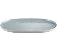Blomus, plato de servir Sablo, plato, gres, color piedra, 35 x 20 cm, 64386