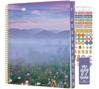 bloom daily planners Agenda 2026 (de enero a diciembre) - 8.5 x 11 pulgadas, agenda semanal y mensual con calcomanías y pestañas, tapa suave flexible, montañas místicas