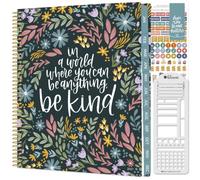bloom daily planners Agenda 2027 para mujer (8.5 x 11 pulgadas), calendario semanal y mensual de enero a diciembre, organizador de libros de tapa blanda con calcomanías y plantilla, Be Kind