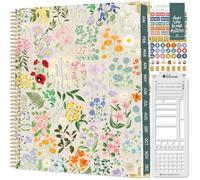 bloom daily planners Agenda de tapa dura 2027 (8.5 x 11 pulgadas) de enero a diciembre de 2027, calendario anual, agenda de tareas para mujeres, agenda inspiradora mensual y semanal con plantilla