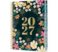 bloom daily planners Planificador de bolsillo 2027 (enero de 2027 a diciembre de 2027) - Mini organizador semanal mensual y calendario anual, 10 x 15 cm, floreciendo salvajemente