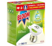 Bloom ProNature Eléctrico Líquido (1 aparato + 2 recambios), ambientador eléctrico, repelente antimosquitos, fórmula con aceites esenciales, 90 días de uso