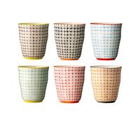 Bloomingville 6 Tazas Carla 9.5 cm set de 6
