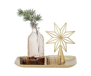 Bloomingville Bandeja Sanga con objeto decorativo 6 piezas Oro