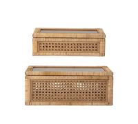 Bloomingville Caja Box (pack de 2) Natural