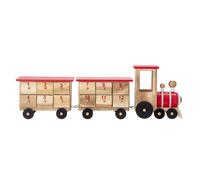 Bloomingville Calendario de navidad Paulownia tren Multi