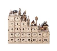 Bloomingville Calendario de navidad Richie 33x38 cm natural