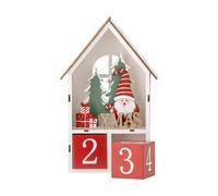Bloomingville Calendario Edmund con fecha Rojo