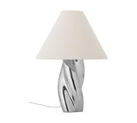 Bloomingville Lámpara de mesa Silva Ø35 cm Plata