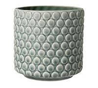 Bloomingville - Maceta de Punto (12,5 cm), Color Verde, cerámica