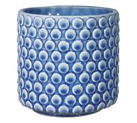 Bloomingville - Maceta de Punto (12,5 cm, diámetro de 12,5 cm), Color Blanco