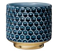 Bloomingville Maceta Home - Macetas Decorativas Color para Interior, Estilo Retro Creativo S (10 cm ø), Color Petróleo, Cerámica