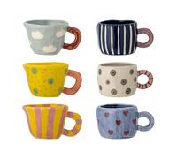 Bloomingville Nini taza Multicolor. 6 piezas