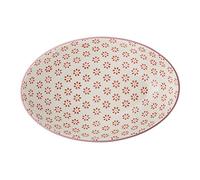 Bloomingville Plato hondo, color rojo