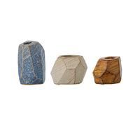 Bloomingville Portavelas y votivo Kimber. 3 piezas Azul