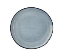 Bloomingville Sandrine - Plato (Plato de cena, Alrededor, Cerámica, Azul, 22 cm)