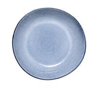 Bloomingville Sandrine Plato sopero Alrededor Cerámica Azul - Cuencos (Plato sopero, Alrededor, Cerámica, Azul, 22 cm, 50 mm)