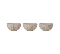 Bloomingville Set de 3 boles Primrose Ø11.5 cm natural