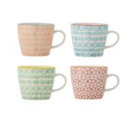 Bloomingville Set de 4 tazas Carla Multicolor. pack de 4
